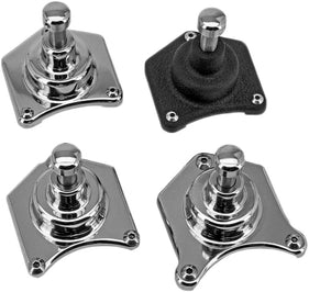 Billet Solenoid End Cover Chr `90 Up Big Twin Sportsters