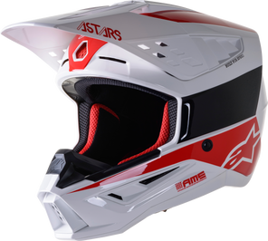 S M5 Bond Helmet White/Red Glossy Xl