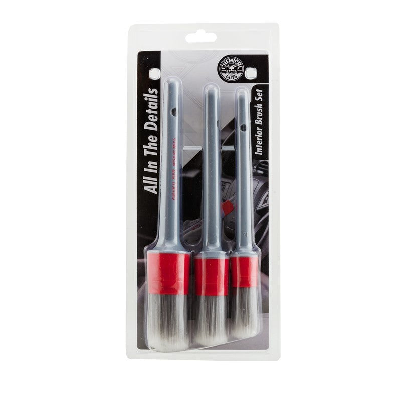 Chemical Guys Interior Detailing Brushes - 3 Pack - Case of 12