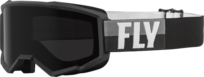 Zone W/C Goggle Black/White W/Dark Smoke Hydrophoc Lens