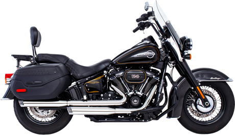 Racing Slip On Chrome 3.5" Flstc/N