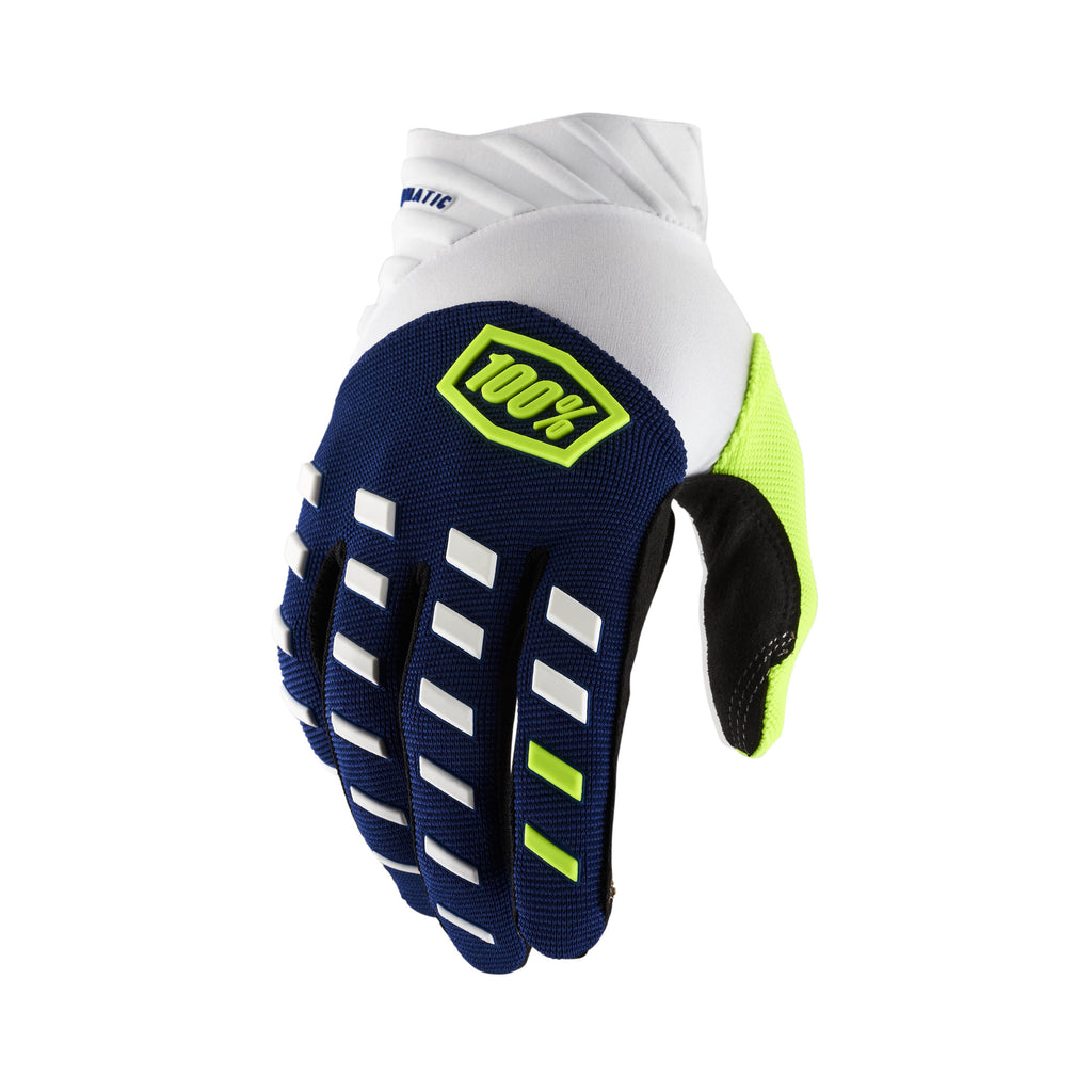 Airmatic Gloves Navy/White Lg