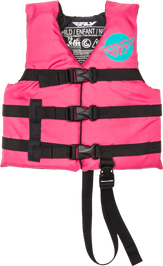 Child Flotation Vest Neon Pink/Teal