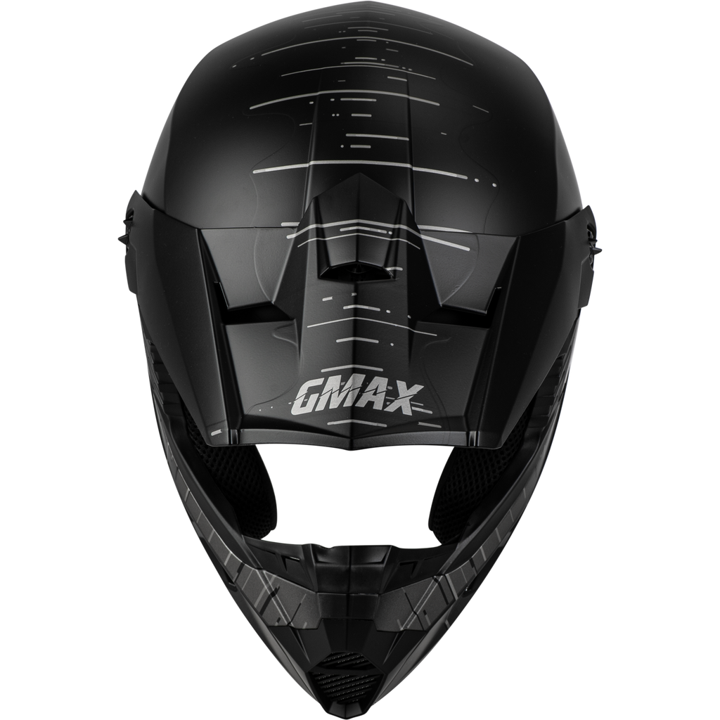 Mx 46 Frequency Off Road Helmet Matte Black/Grey Xs