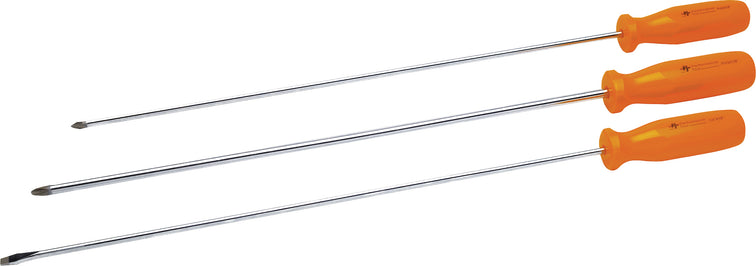 3 Pc Long Screwdriver Set