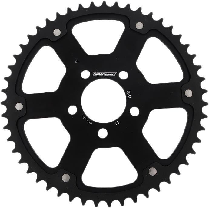 Rear Stealth Sprocket Alu/Stl 49t 530 Blk Hd