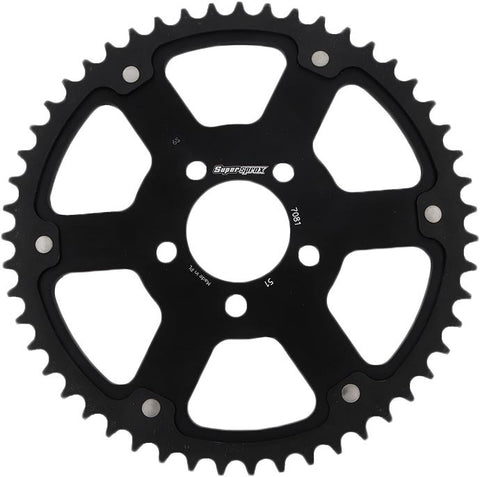 Rear Stealth Sprocket Alu/Stl 53t 530 Blk Hd