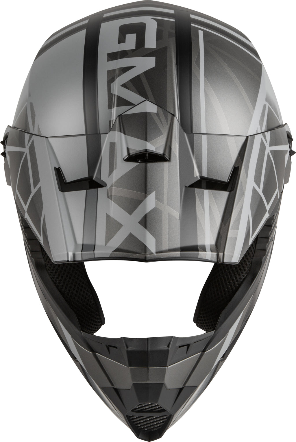 Mx 46 Off Road Mega Helmet Matte Black/Grey Xs