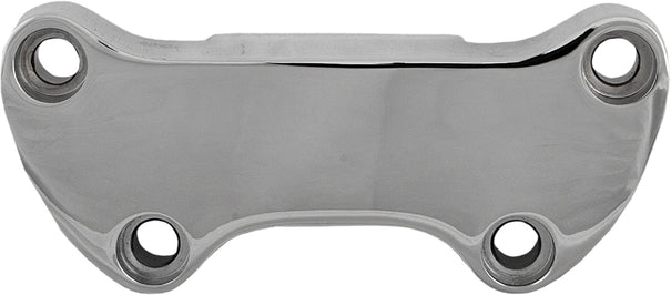Handlebar Clamp Chrome Plain W/Skirt