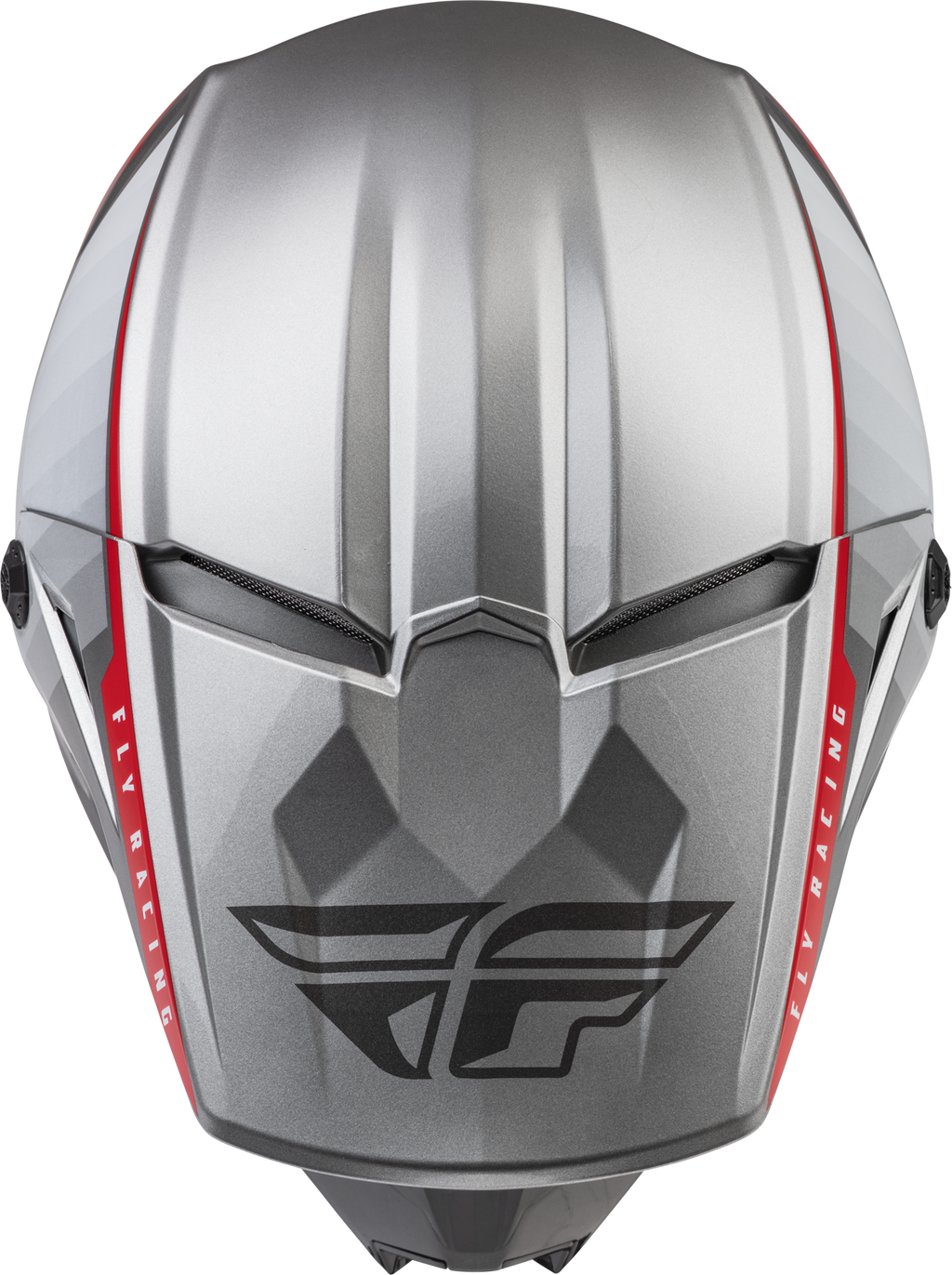 Youth Kinetic Drift Helmet Charcoal/Light Grey/Red Ys