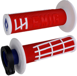 Emig 2.0   V2 Lock On Grip Red/White