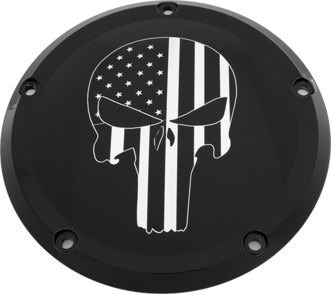 7  M8 Flt/Flh Derby Cover Punisher Black