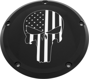 7  M8 Flt/Flh Derby Cover Punisher Black