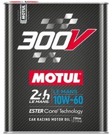 Motul 2L Synthetic-ester Racing Oil 300V Le Mans 10W60 10x2L - Case of 10