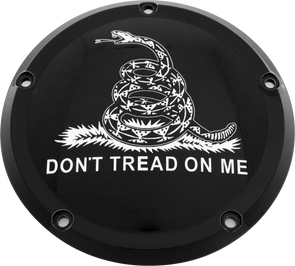 6   M8 Softail Derby Cover Don't Tread Black