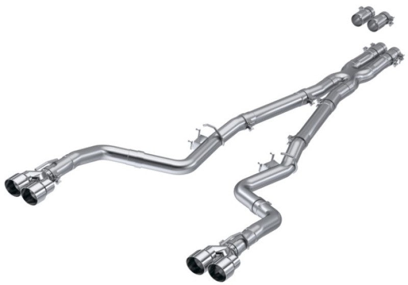 MBRP 15-21 Dodge Challenger 6.2L/6.4L 3in Race Series Cat-Back w/ Quad Tips AS Exhaust System