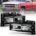 ANZO 1999-2000 Cadillac Escalade Crystal Headlights (Pair)