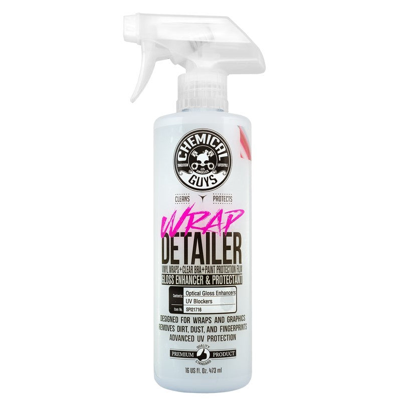 Chemical Guys Wrap Detailer Gloss Enhancer & Protectant for Vinyl Wraps - 16oz - Case of 6