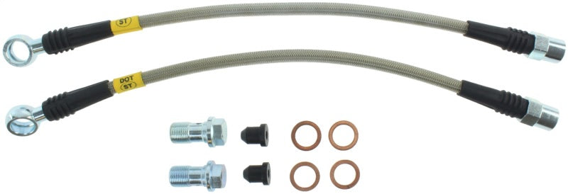 StopTech 07-08 Audi RS4 Rear Stainless Steel Brake Line Kit