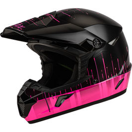 Mx 46 Frequency Off Road Helmet Black/Pink Xl