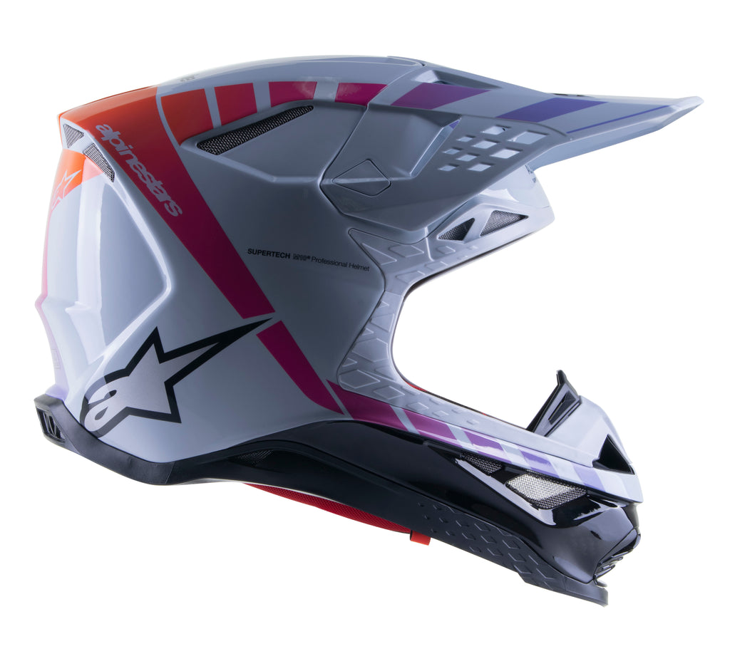 S M10 Le Daytona 23 Helmet Grey/Orange Fluo/Rhodamine Xl