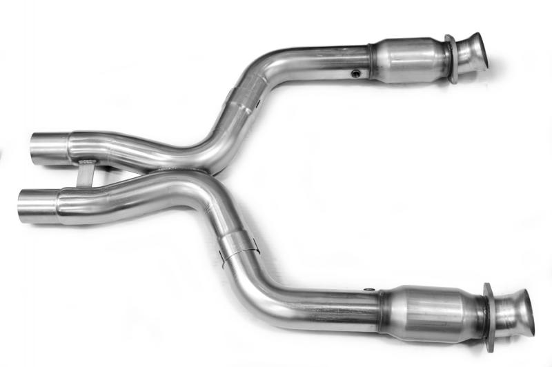 Kooks 11-14 Ford Mustang GT Header and Green Catted Connection Kit-3x2-3/4in X-Pipe