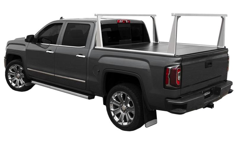 Access ADARAC Almnm Uprights 12" Vertical Kit (2 Uprights w/ 1 66" Cross Bar) Matte Black Truck Rack