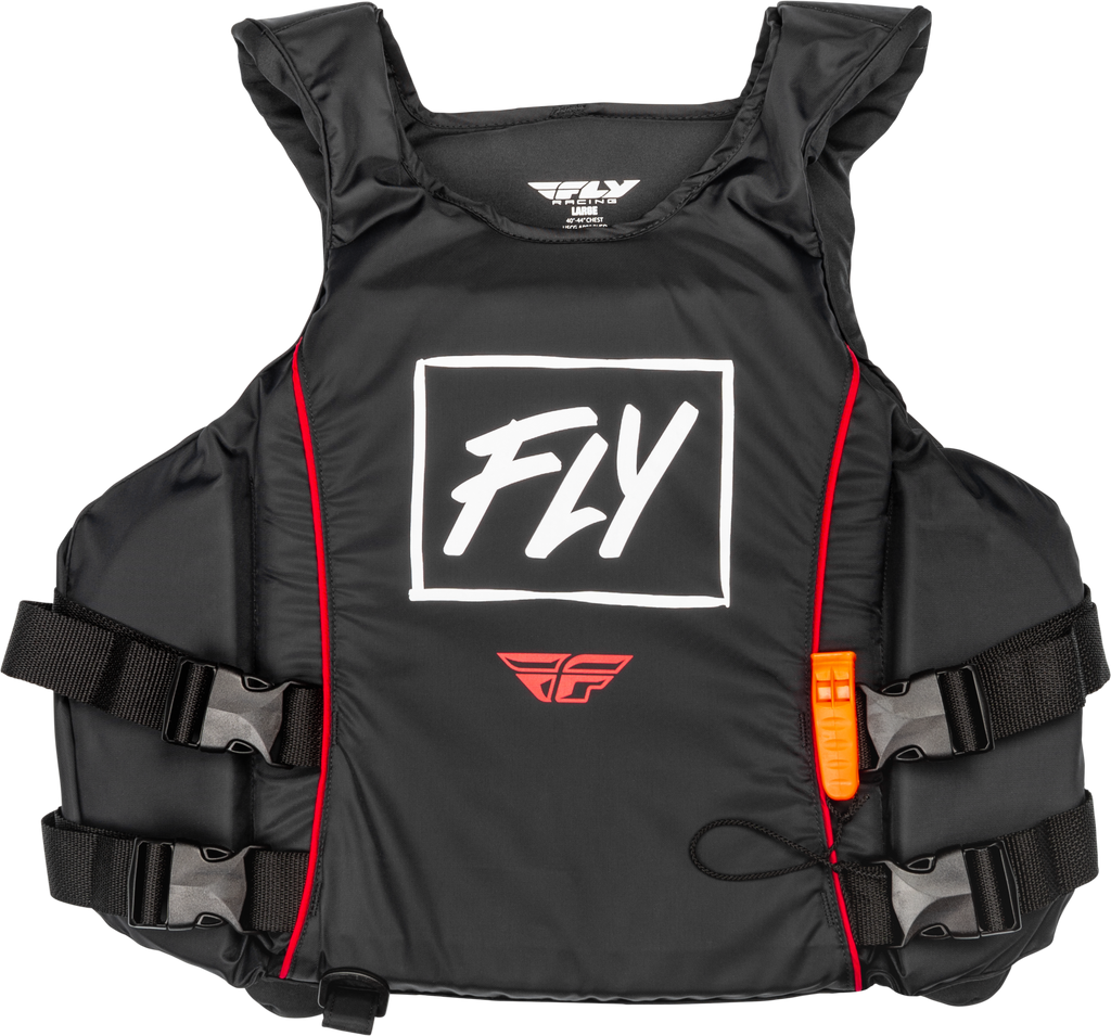 Pullover Flotation Vest Black/White/Red Md