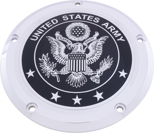 6   M8 Softail Derby Cover Army Chrome