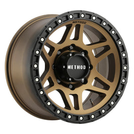 Method MR312 17x8.5 0mm Offset 8x170 130.81mm CB Method Bronze/Black Street Loc Wheel