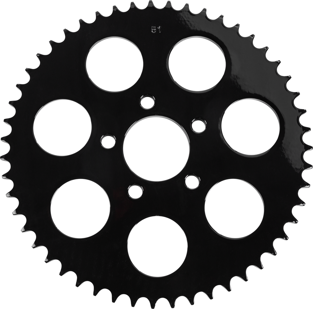 Gloss Black Rear Sprocket 51t Big Twin 00 13