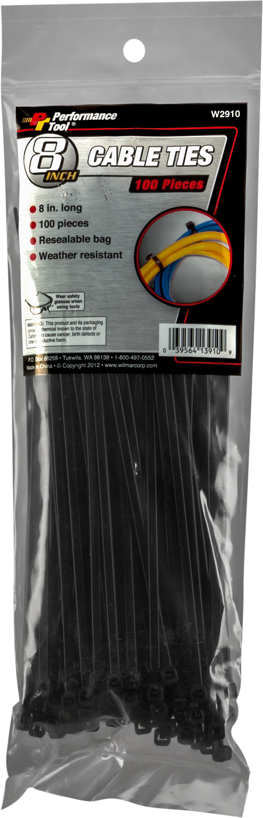 Cable Tie 8" 100/Pack