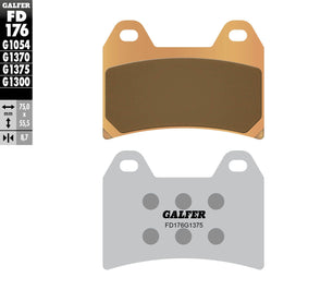 Brake Pads Sintered Ceramic Fd176g1375