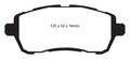 EBC 10+ Ford Fiesta 1.6 (FOR NON-ST/NON-TURBO) Greenstuff Front Brake Pads