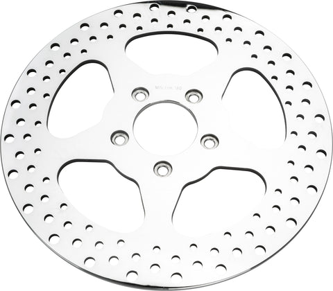 5 Spoke Brake Rotor Front 11.5 Ss Polished 2.22id