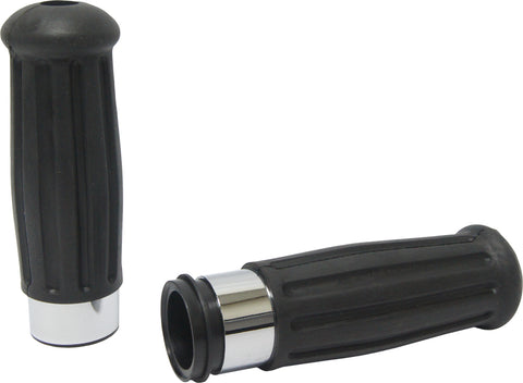 Grips Vintage Chrome Ring Throttle By Wire