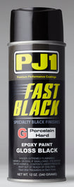 Fast Black Epoxy Porcelain Gloss Black
