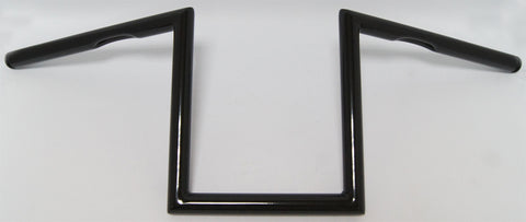 Z Bar One Inch Dimpled 10 Inch Gloss Black