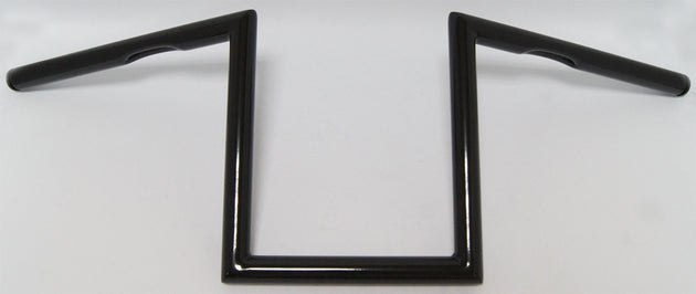 Z Bar One Inch Dimpled 10 Inch Gloss Black