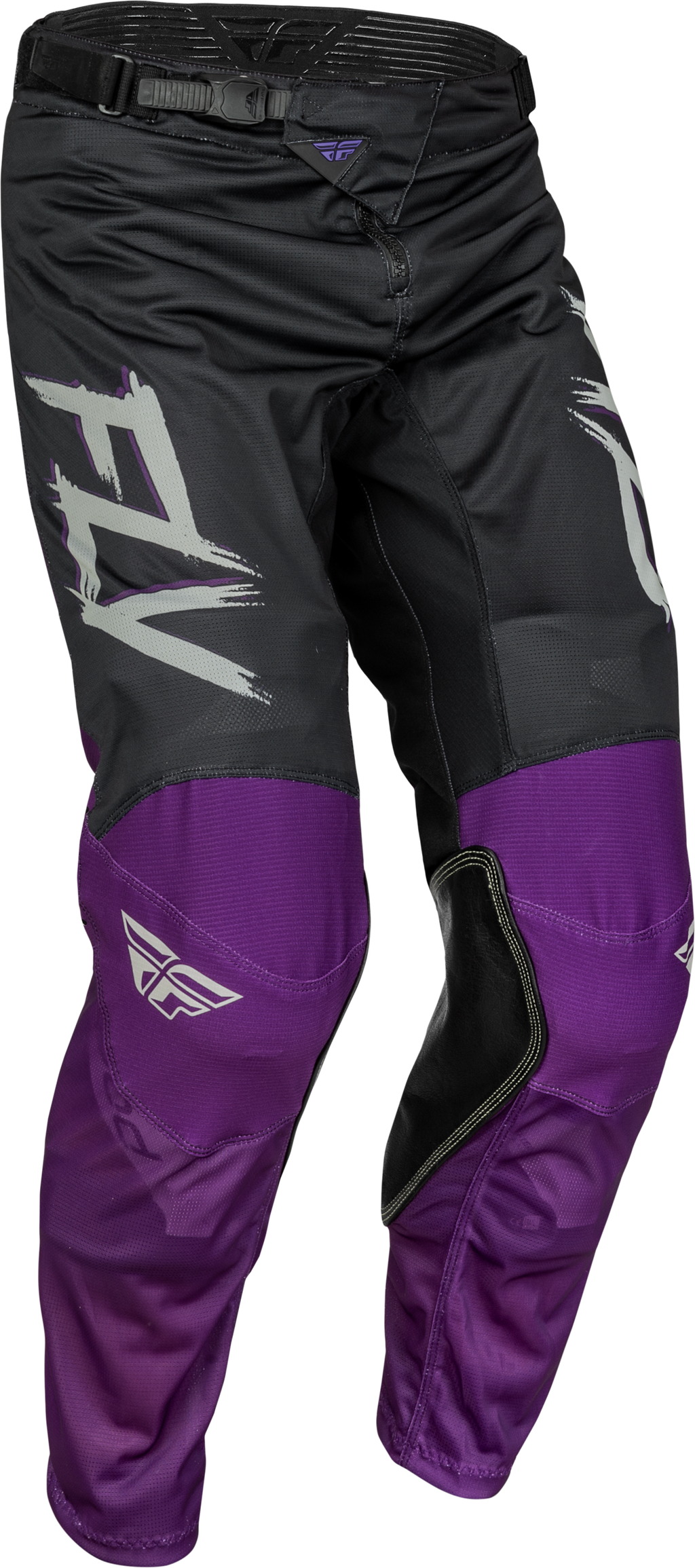 Kinetic Mesh Rave Pants Black/Purple/Silver Sz 40