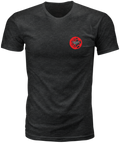 Fly Sprocket Tee Charcoal/Red/Grey 2x