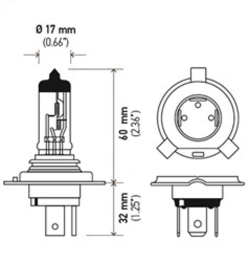 HELLA H4 130/90W