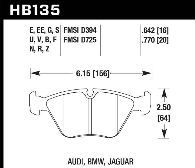 Hawk Performance HB135S.760