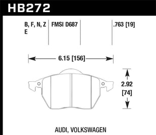 Hawk Performance HB272E.763