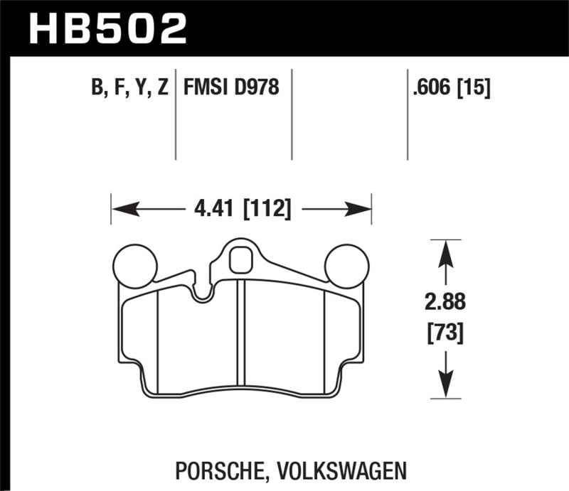 Hawk Performance HB502F.606