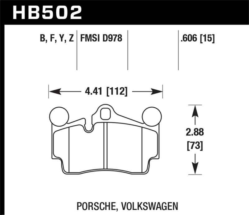 Hawk Performance HB502F.606