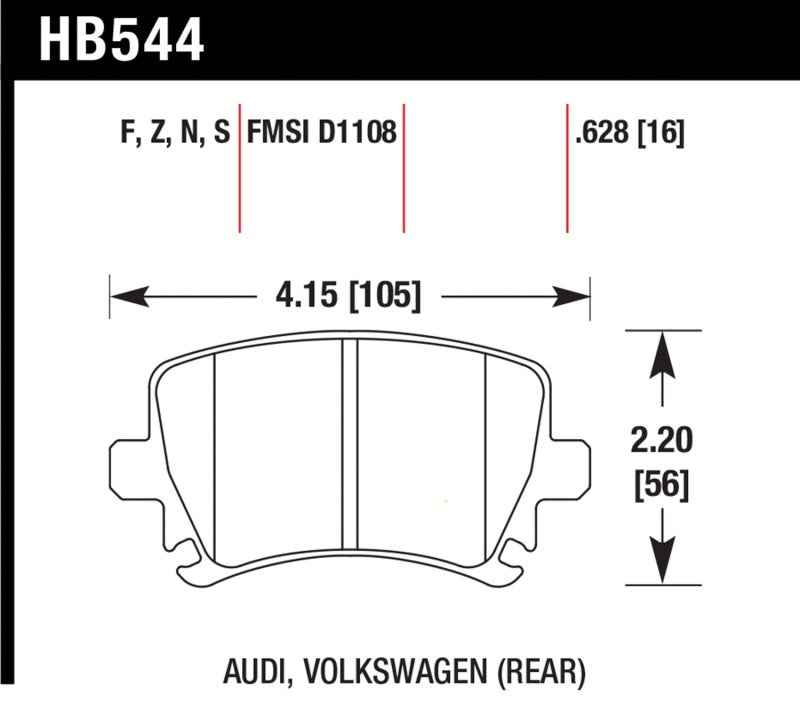 Hawk Performance HB544Z.628