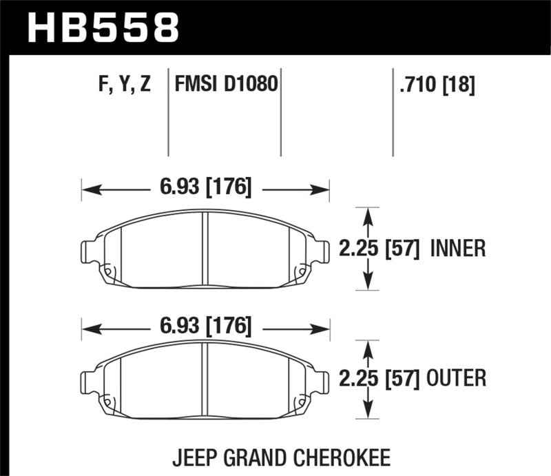 Hawk Performance HB558Z.710