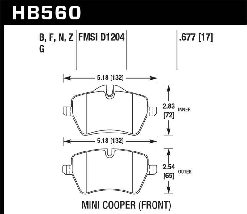Hawk Performance HB560G.677