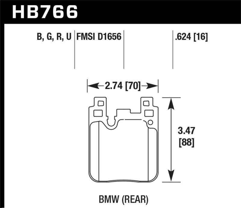 Hawk Performance HB766U.624